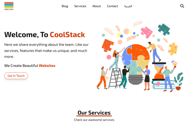 Cool Stack Team - Website
